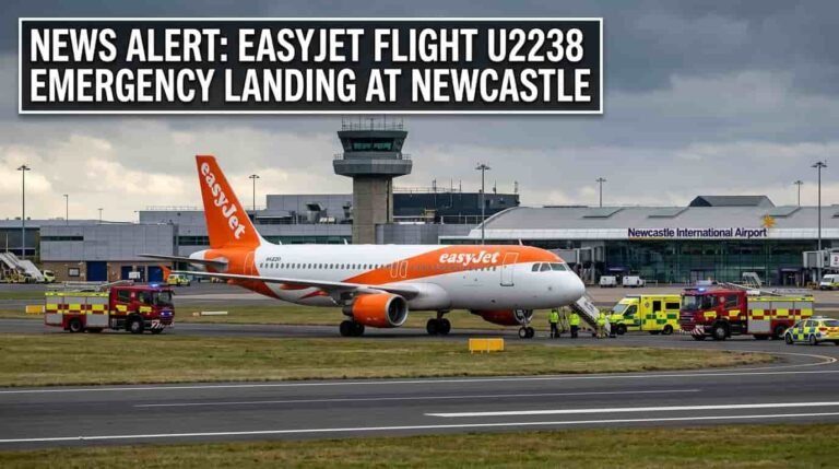 EasyJet Flight U2238 Emergency Landing Newcastle