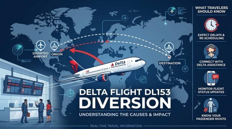 delta flight dl153 diversion image