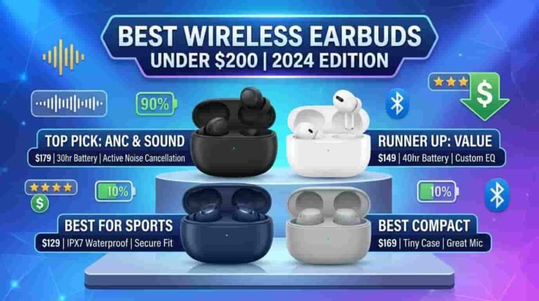 Best Wireless Earbuds Under 200 Dollars 2024 best wireless earbuds under 200 dollars 2024 image